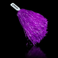 16" Purple Plastic Pom Poms